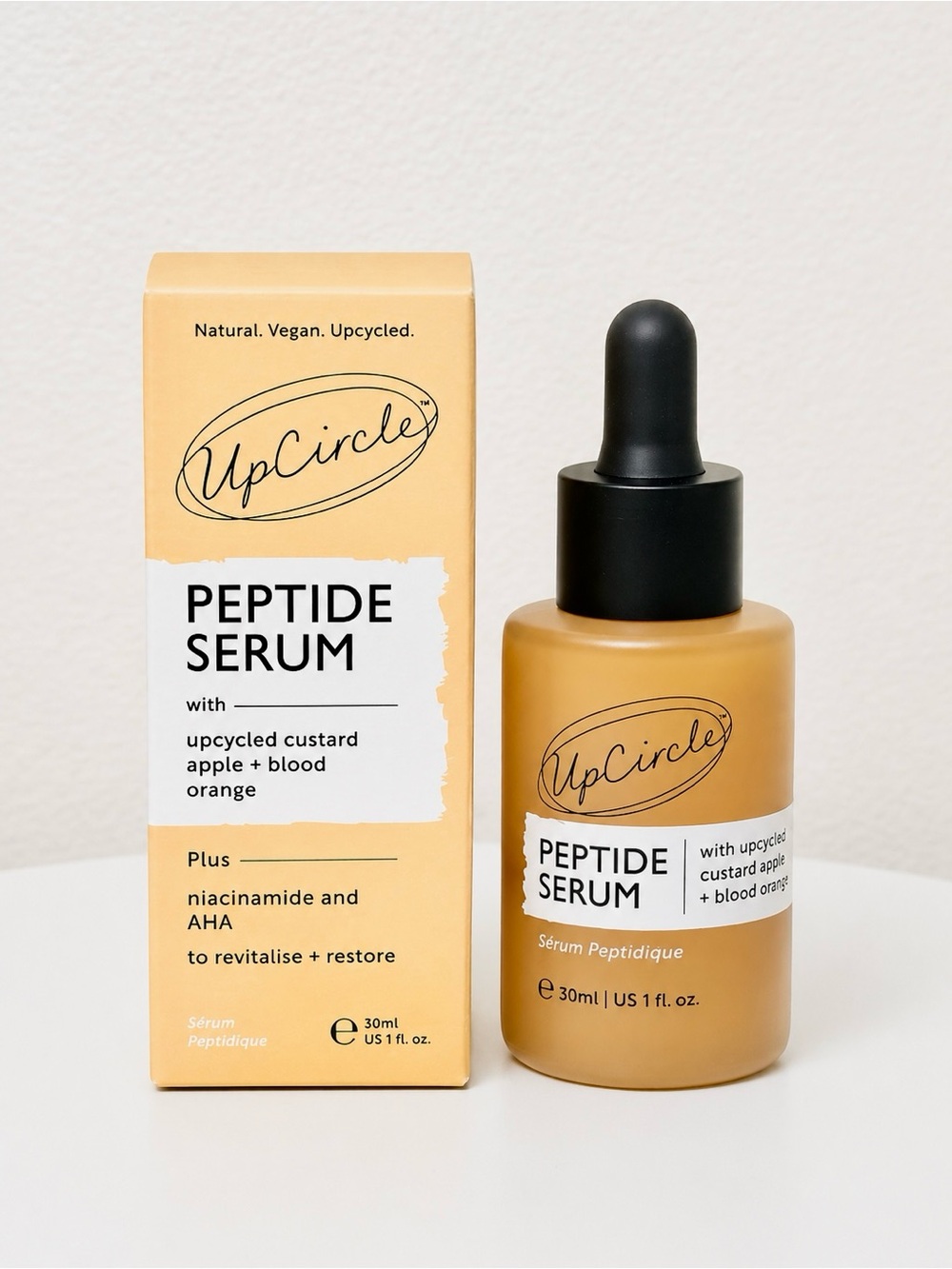 Peptide Serum in Custard Yellow – 30ml